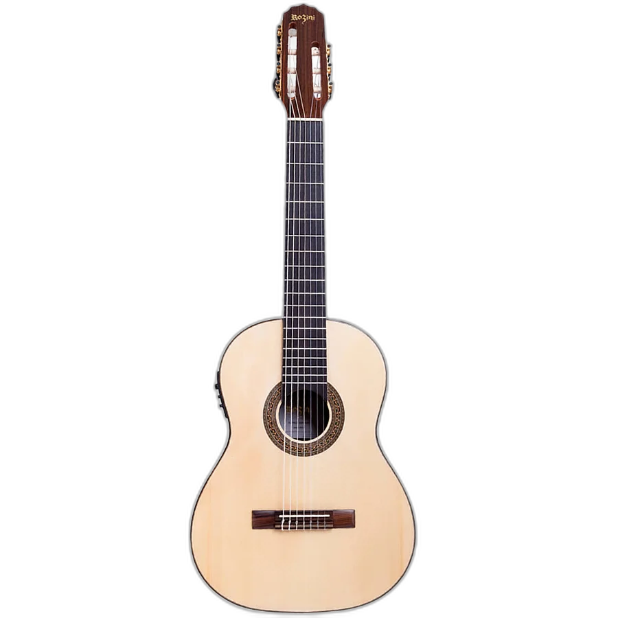 Violão 7 Cordas Profissional Rozini Rx227ATN. J Ativo