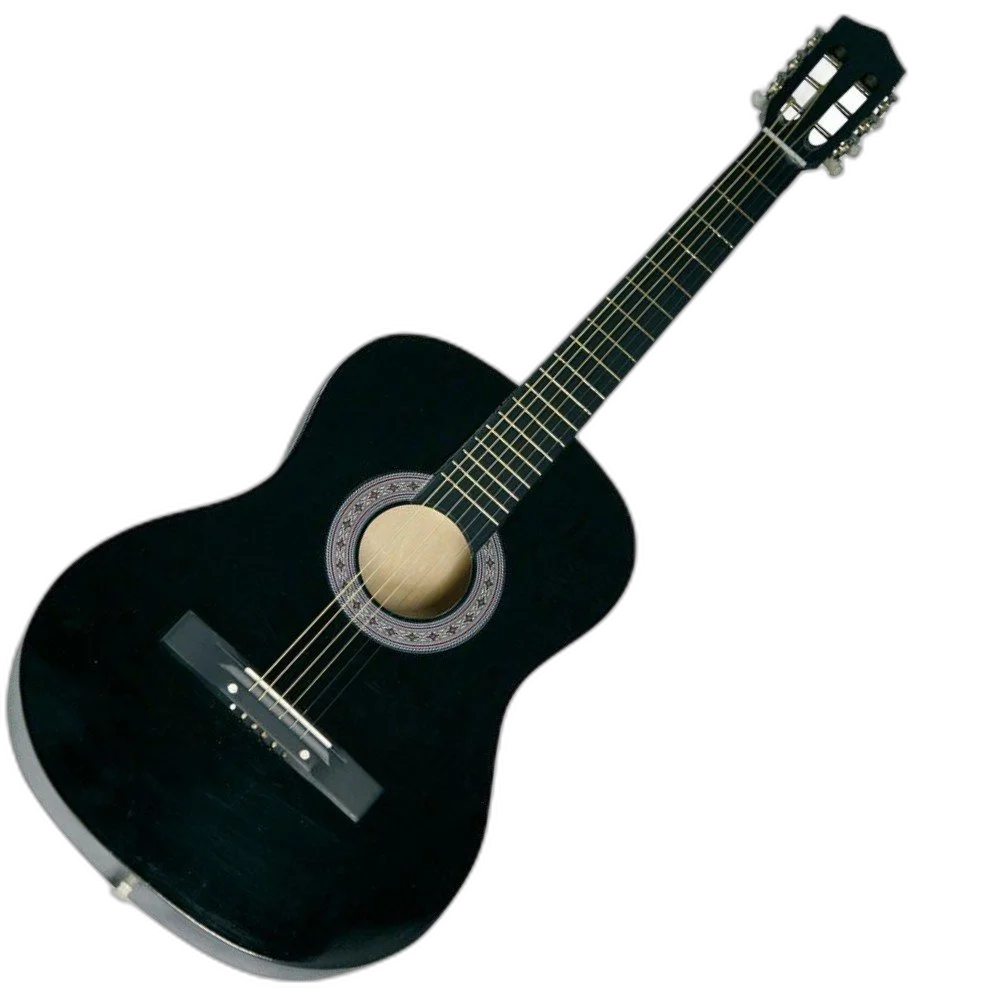 Violão Conthey D137516 6 Cordas de Aço Preto