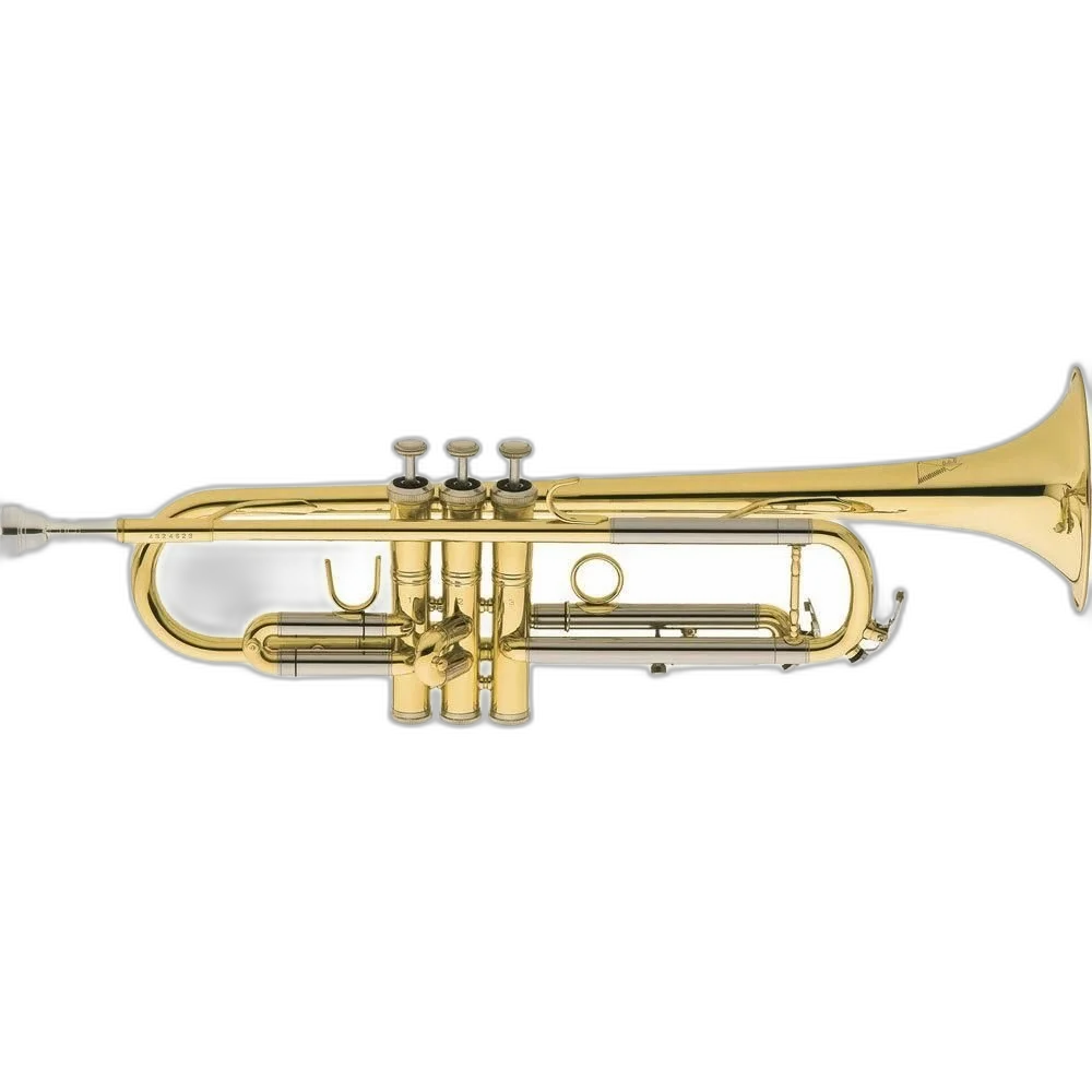 Trompete Eagle Laqueado Tr504 Em Sib + Case Luxo + Estante de Partitura