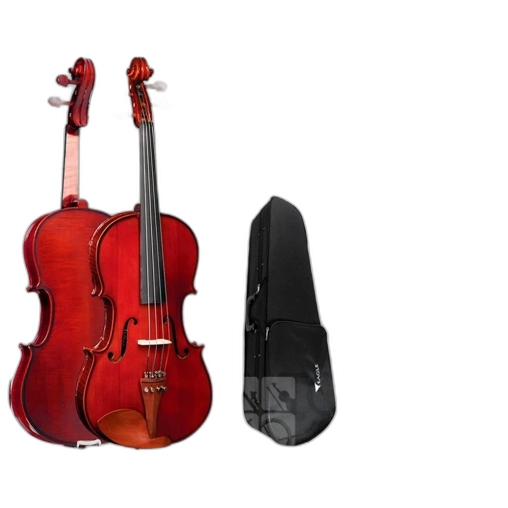 Kit Viola De Arco Eagle Va150 Com Case Extra Luxo