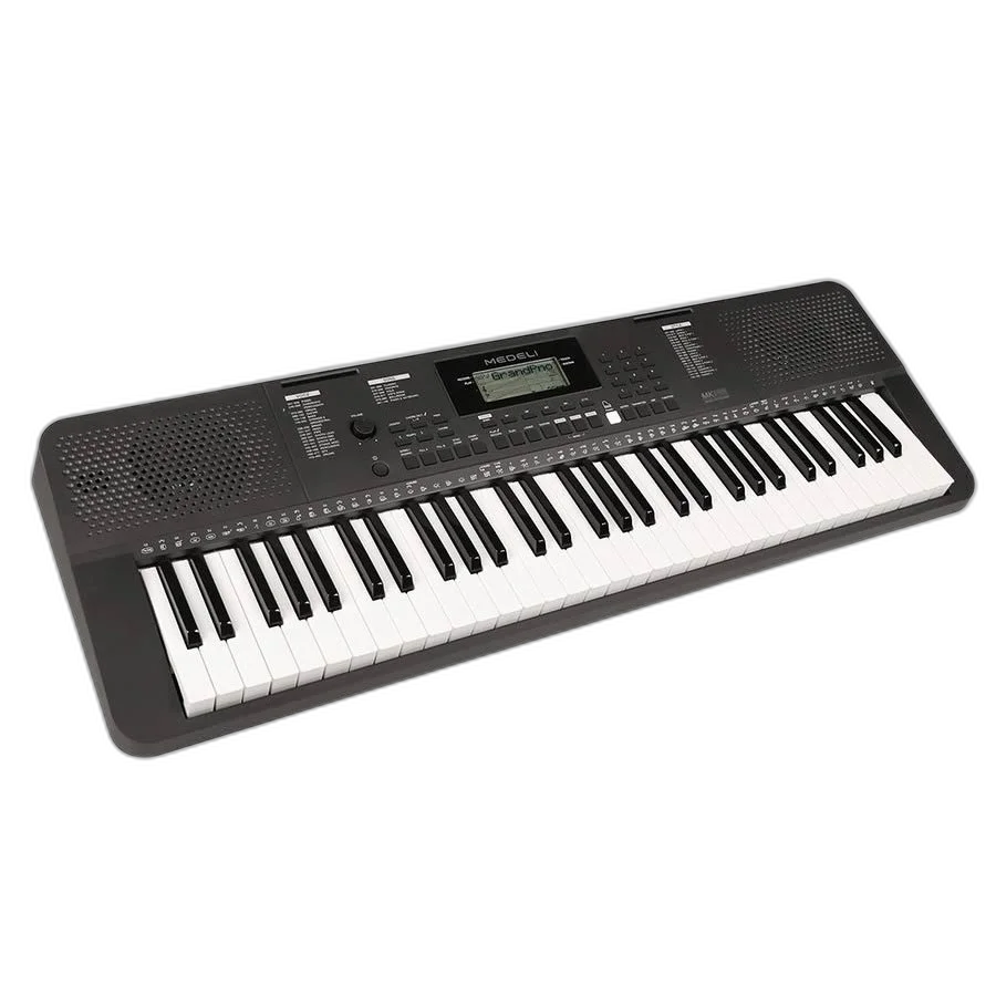 Teclado Arranjador  Medeli MK100 61 Teclas Sensitivas C/ Multi Funções