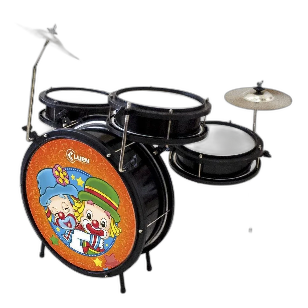 Bateria Infantil Pop Pp Preto Patati Patata Luen