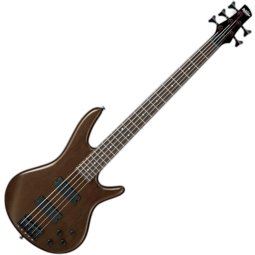 Contrabaixo 5 Cordas Ibanez gsr 205B Walnut Fosco Marrom Escuro nt - Ibanez