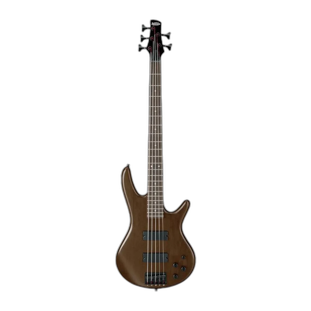 Contrabaixo 5 Cordas Ibanez gsr 205B Walnut Fosco Marrom Escuro nt - Ibanez