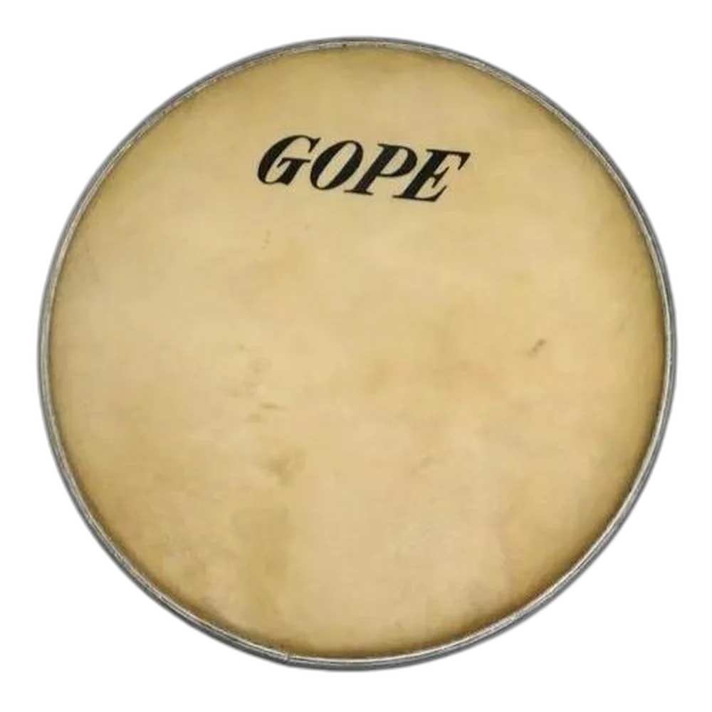 Pele Gope 14 Polegadas Couro Animal Cabra Montada 1514c