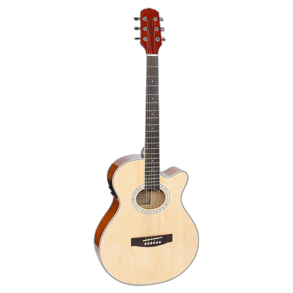 Violão Giannini GSF-1R CEQ Aço cor Natural com afinador