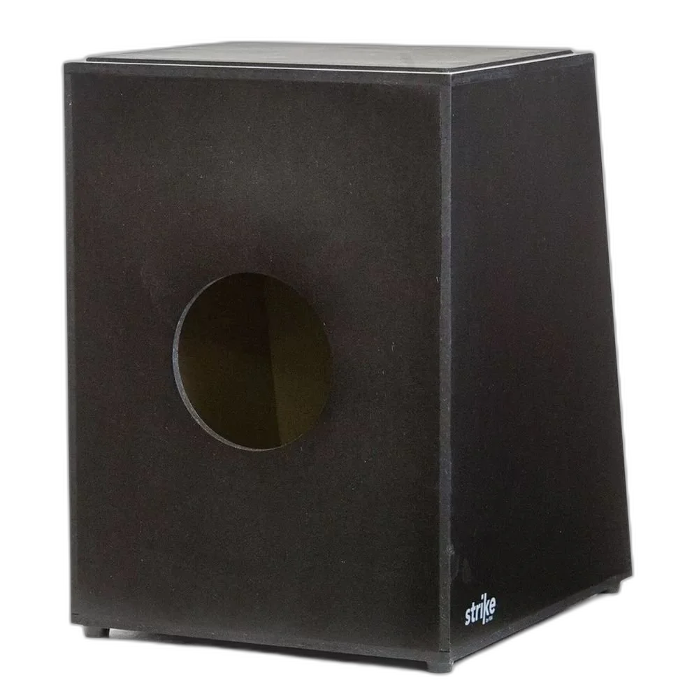 Kit Cajon Fsa Strike Fé Jesus Deus Acústico Capa Vassourinha