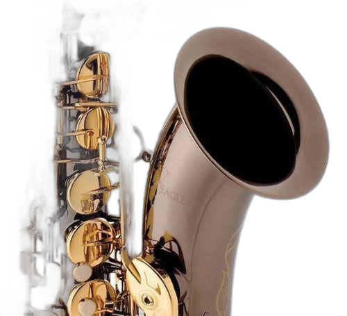Saxofone Tenor Eagle ST503 Preto Ônix com Chaves Laqueadas