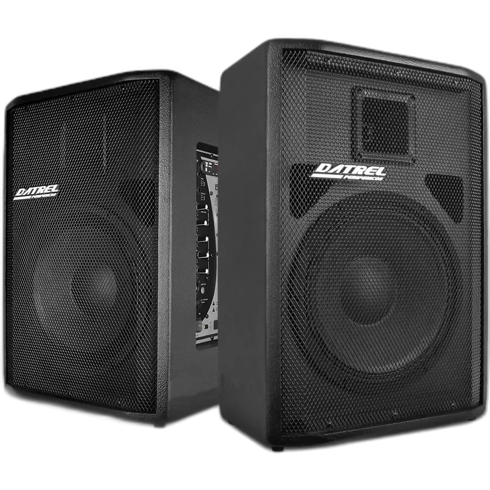 Kit Caixa de Som Ativa Usb Bluetooth + Passiva 500w Rms - Datrel