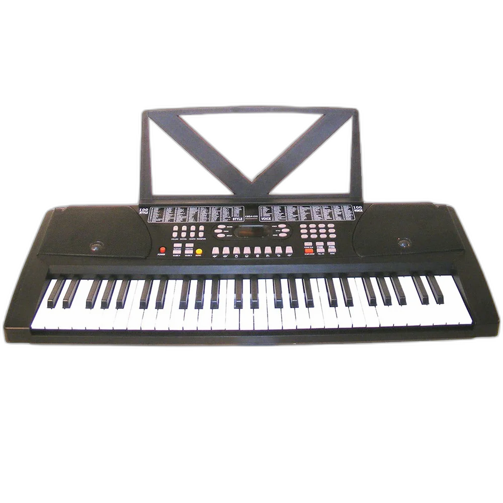 Teclado Eletrônico Portátil Huntington KB54 54 Teclas Preto Key Black