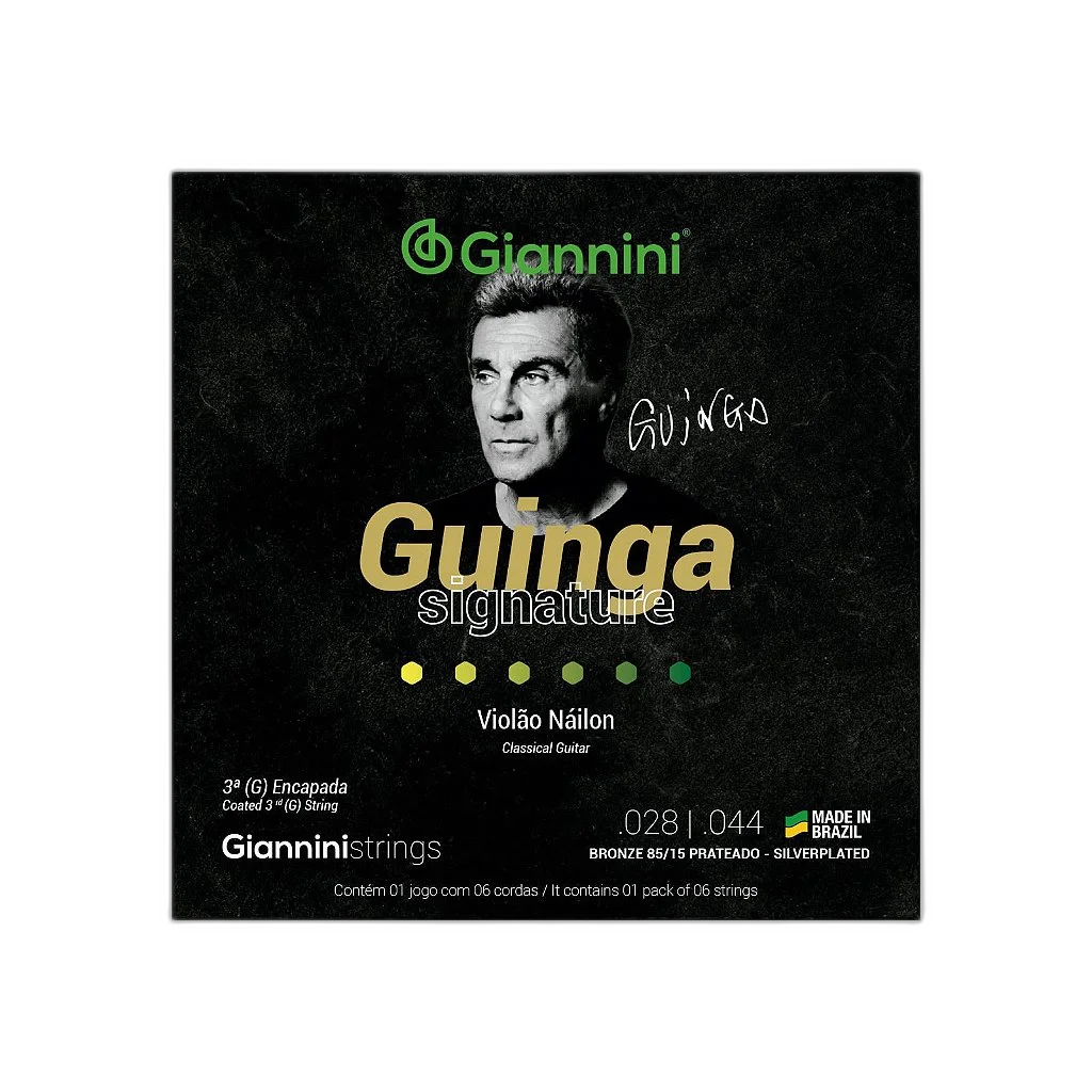 Encordoamento Violão Nylon Signature Guinga Giannini Bronze 85/15 SSCGG