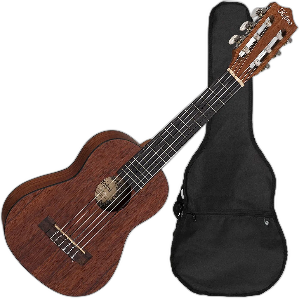 Kit Guitalele Elétrico Cordas Nylon Shelby Gk6m STNT + Capa de Proteção