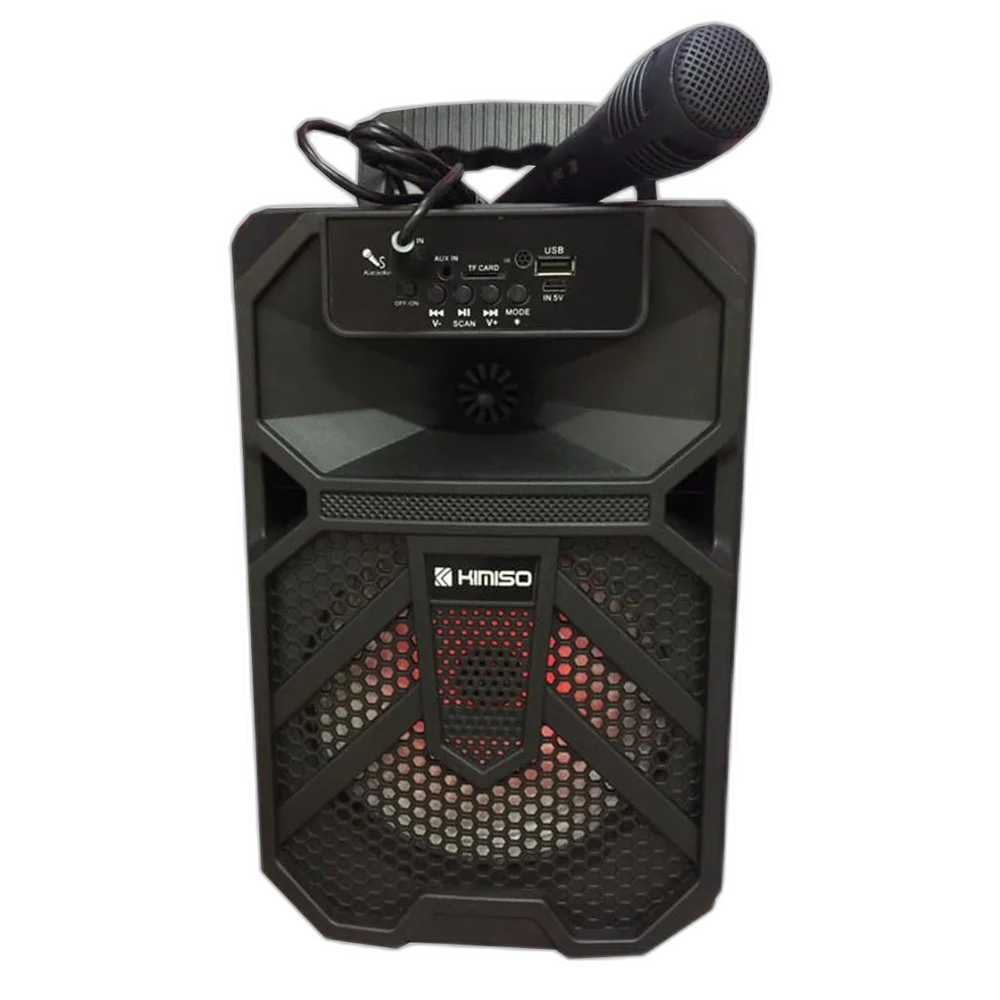 Caixa de Som Kimiso Karaoke Wireless Bluetooth QS-2601 6.5