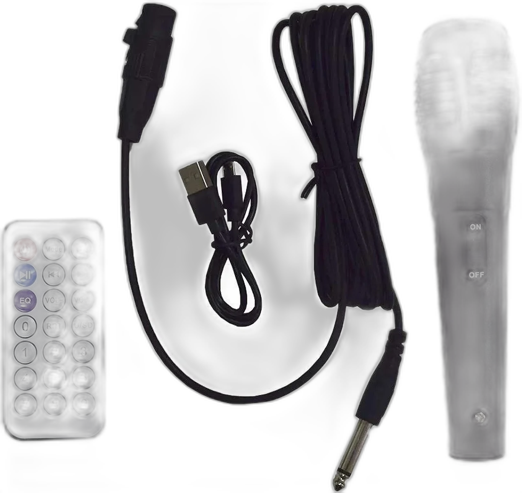 Caixa de Som Kimiso Karaoke Wireless Bluetooth QS-2601 6.5
