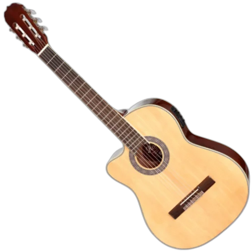 Violão Eletroacústico Canhoto Flat Nylon Hofma Hmc 225f Lh