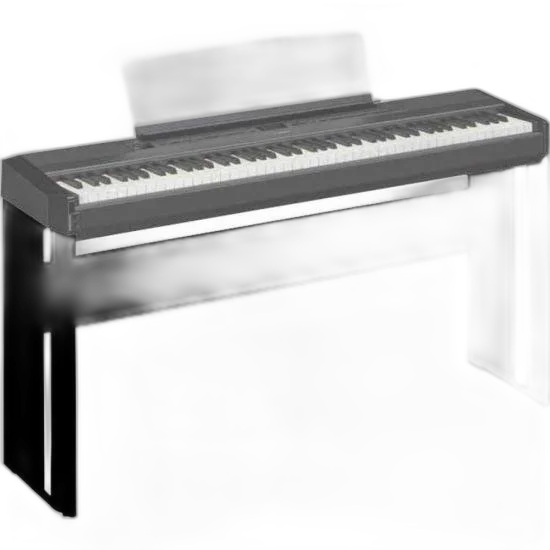 Estante Para Piano Digital Yamaha L515B Preta