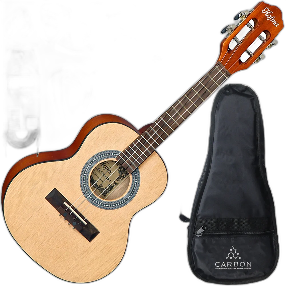 Kit Cavaquinho Eletroacústico Hofma HCV30P STNT Natural Cvx02