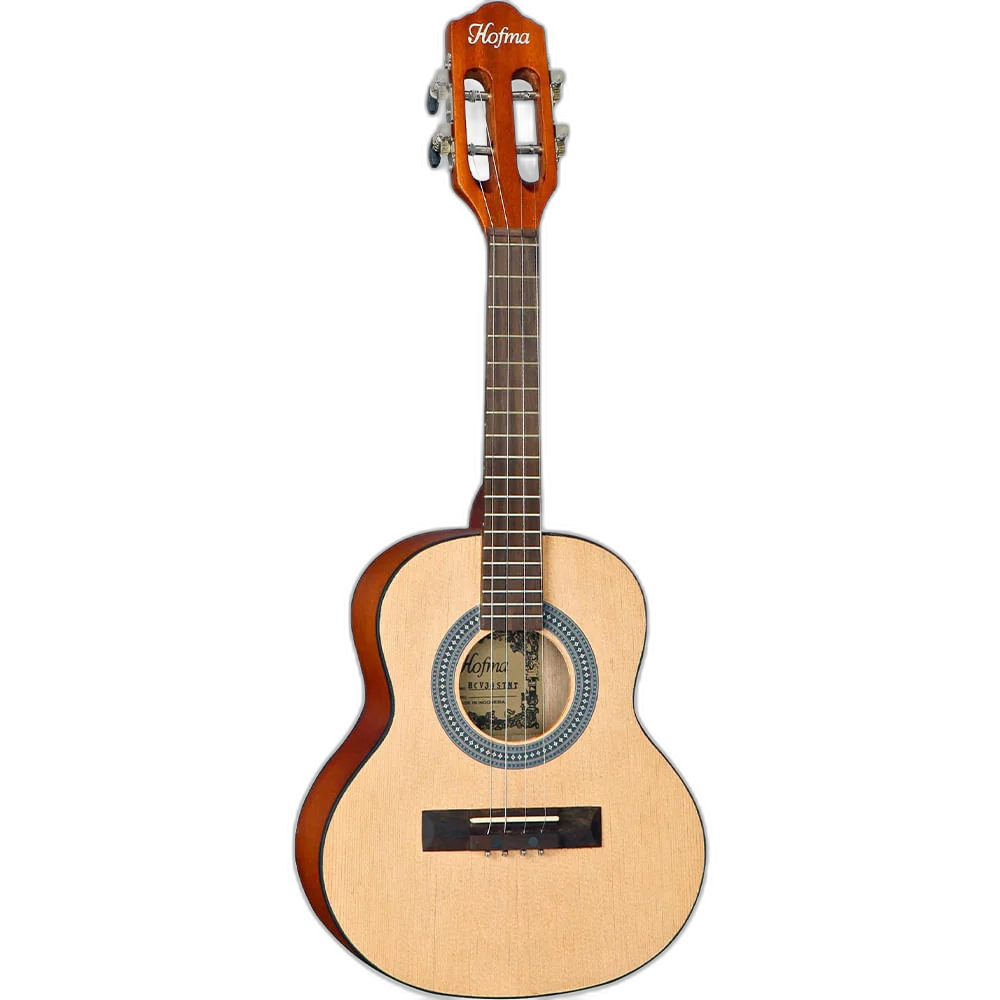 Kit Cavaquinho Eletroacústico Hofma HCV30P STNT Natural Cvx03