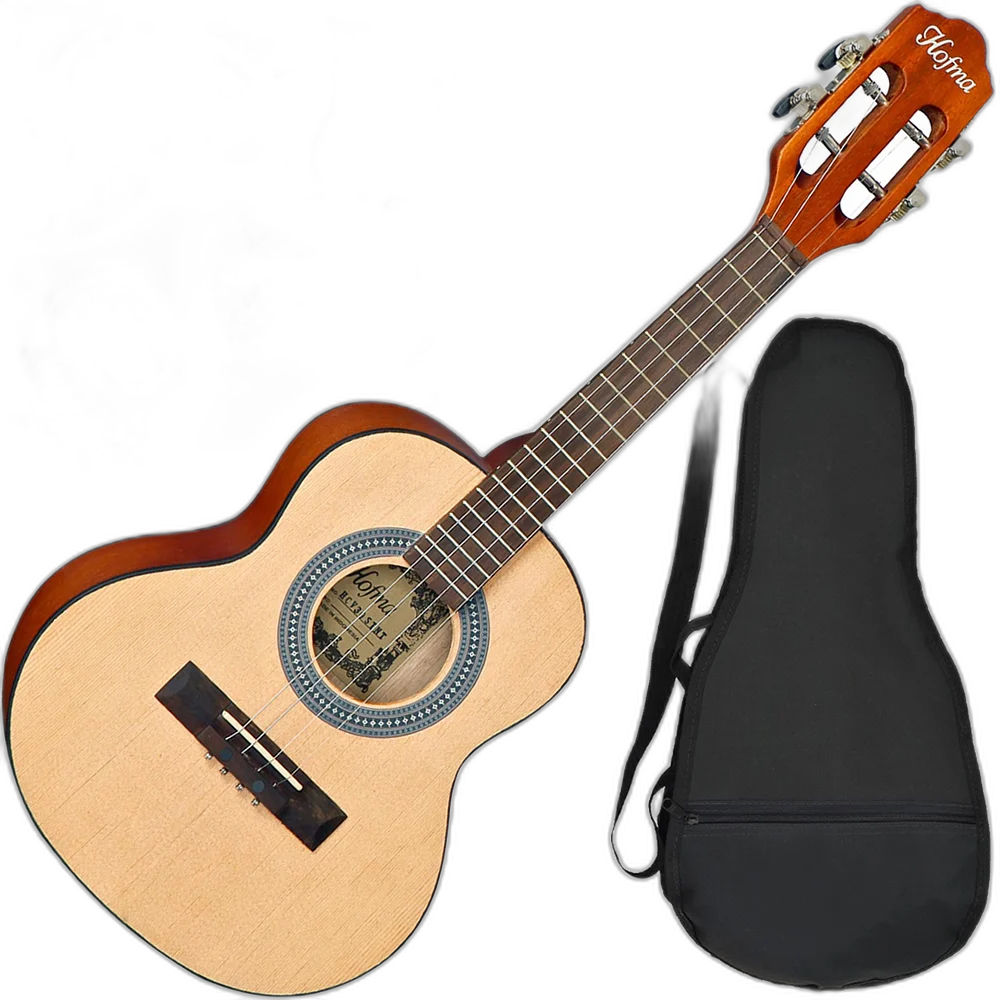 Kit Cavaquinho Eletroacústico Hofma HCV30P STNT Natural Cvx04