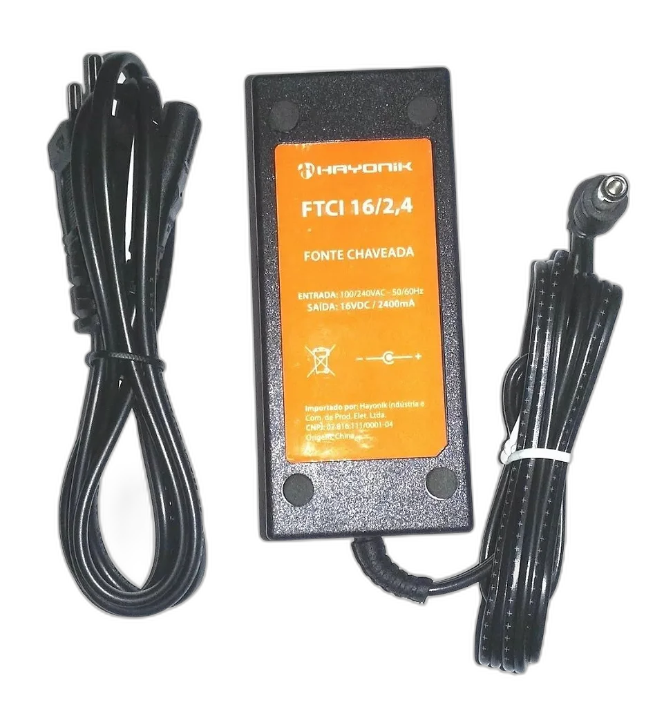 Fonte Chaveada Para Teclado Yamaha 16Vdc Fty 2,4A Hayonik