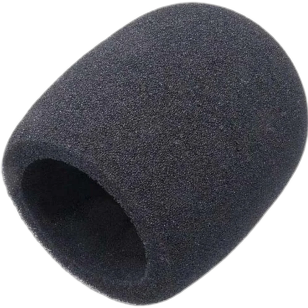 Espuma Protetora Para Microfone Redução de Ruidos Preto