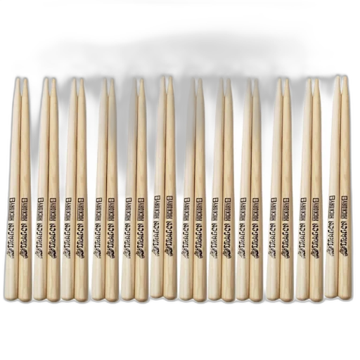10 Pares de Baquetas C.Ibanez 5BDRH Dragon Hickory Ponta Madeira 5B