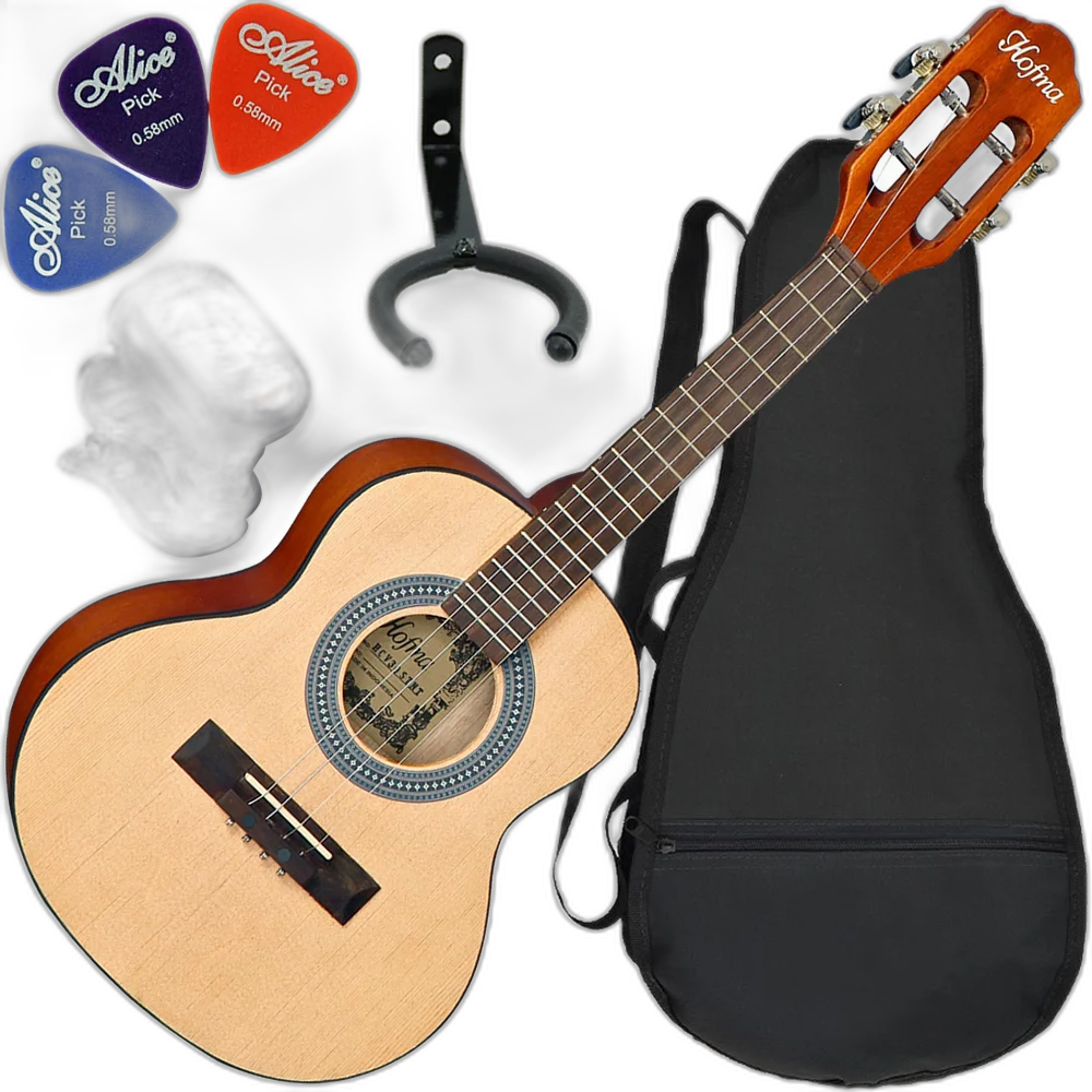 Kit Cavaquinho Acustico Hofma HCV30 STNT Natural Fosco Cvx03