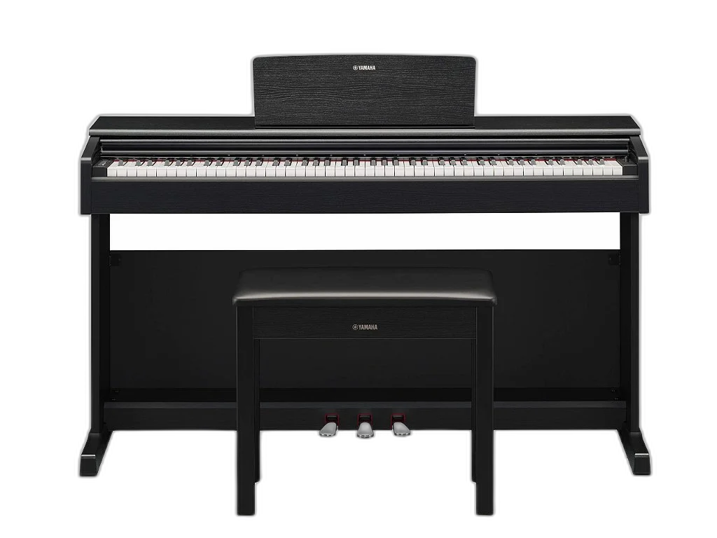 Piano Digital Yamaha YDP-165B Arius Preto 88 Teclas com Banco