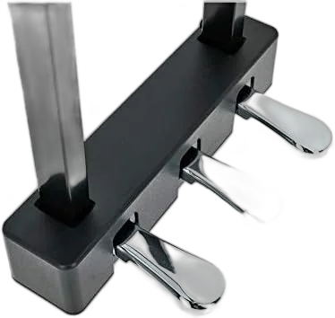 Pedal Triplo Para Piano LP1 B Yamaha Preto
