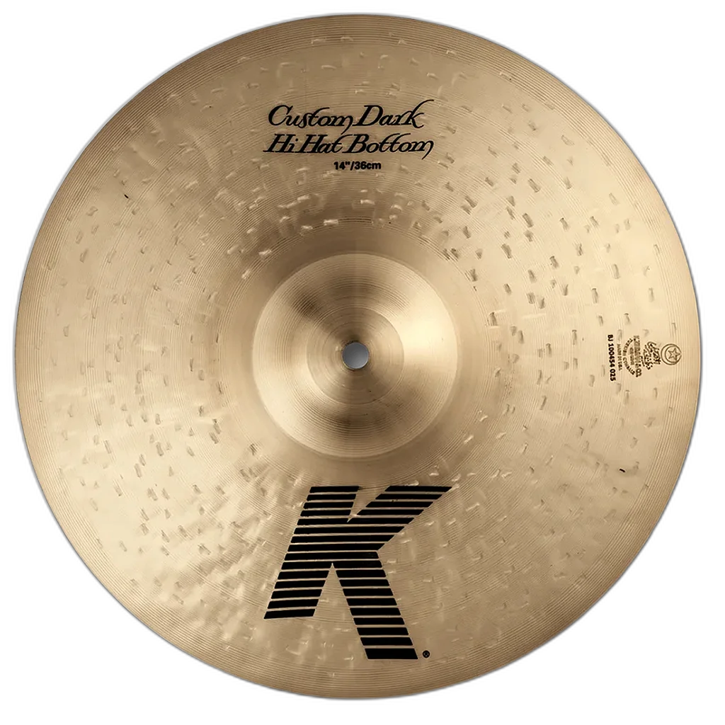 Prato Chimbal Zildjian K Custom Dark 14" Hi-Hat K0943