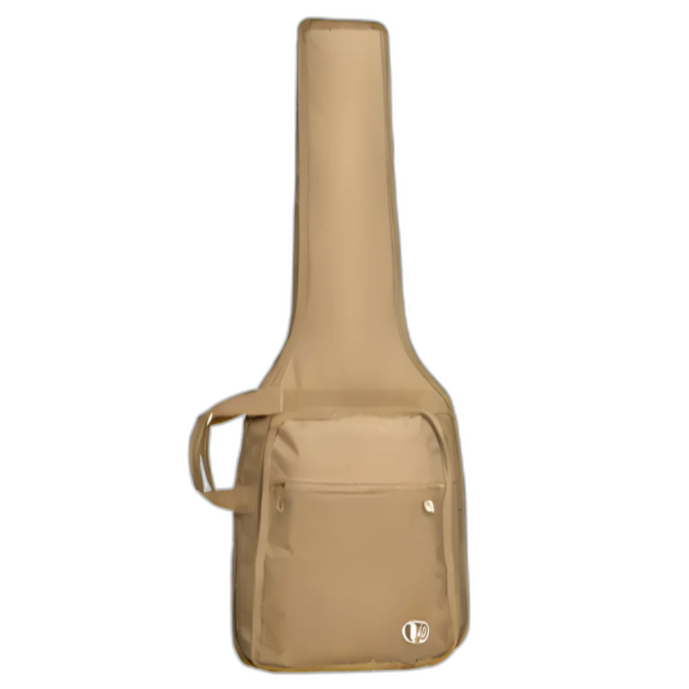 Capa Bag Para Guitarra Bolso Cargo Nylon 600 Bege
