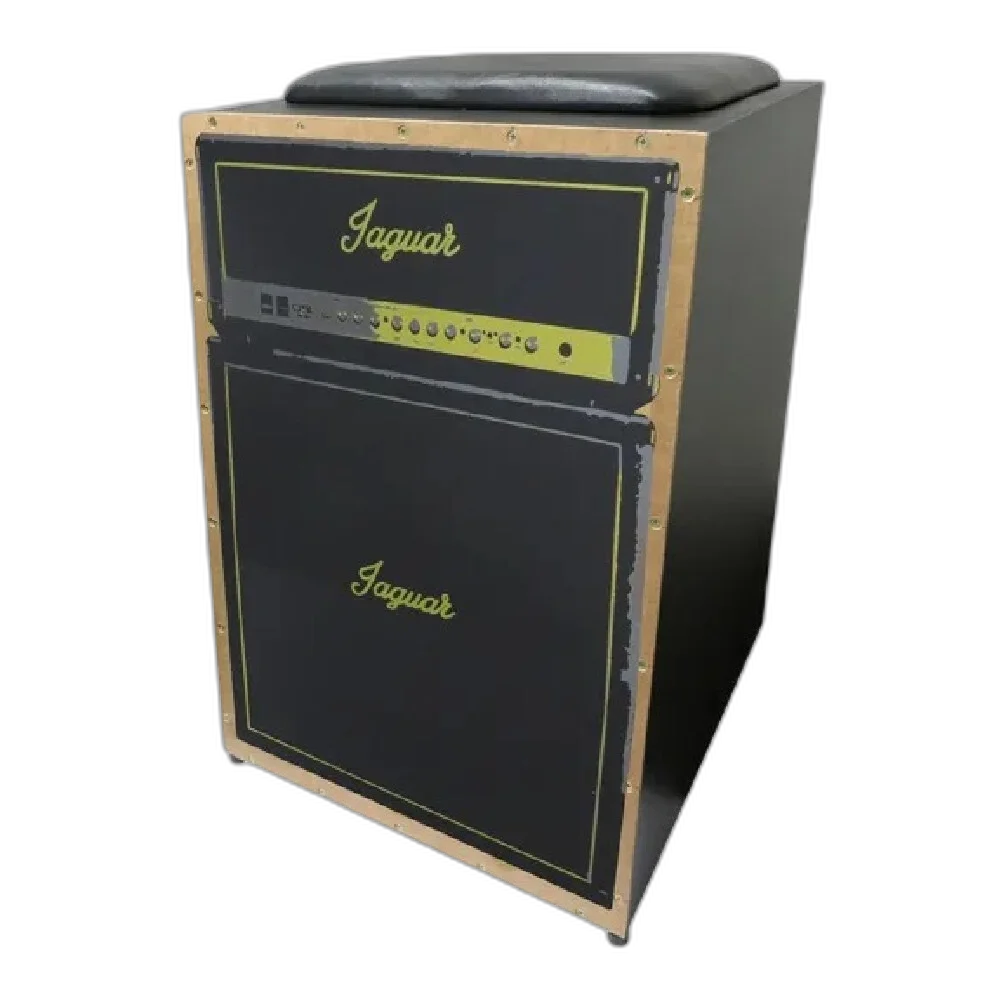 Cajon Inclinado Elétrico Jaguar CJ1000 K2 Preto + Capa
