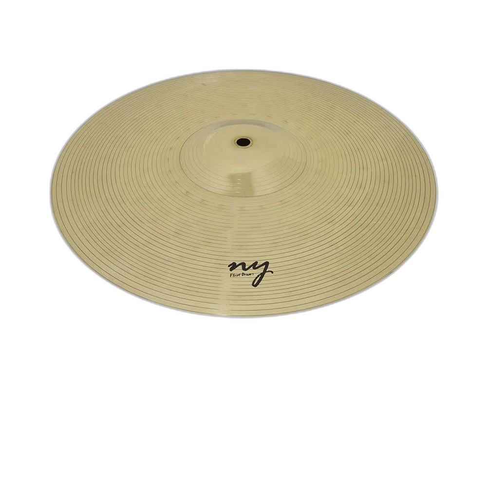 Prato De Ataque Bateria 18" Liga De Latão + Baqueta 5a Hickory New York
