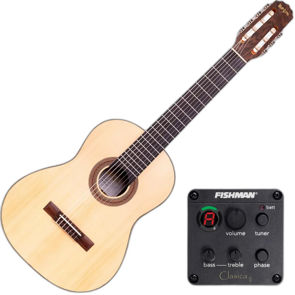 Violão Studio Rozini RX517 FC2.N.LP 7 Cordas Ativo Nylon