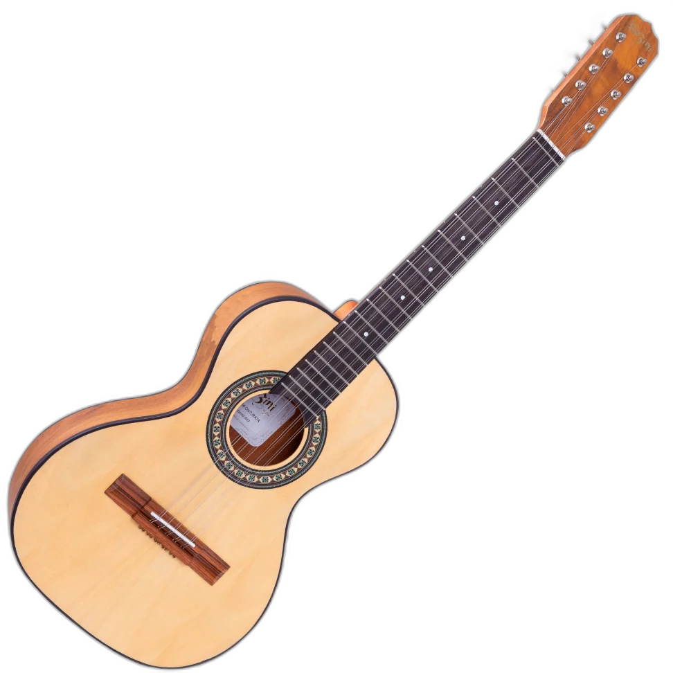 Kit Viola Caipira Cinturada Acústica Rv154 AC.F.I Rozini Natural