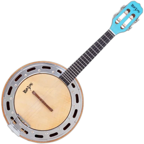 Banjo Rozini Estudante Passivo Color Azul RJ11.EL.AZ