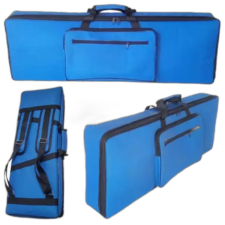 Capa Teclado Azul Royal Yamaha MOX6 Acolchoada