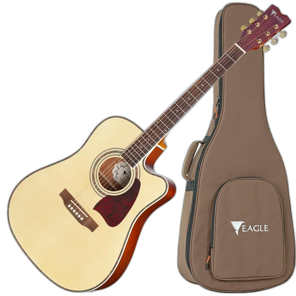 Violão Eletroacústico Eagle CH889 STNT Dreadnought