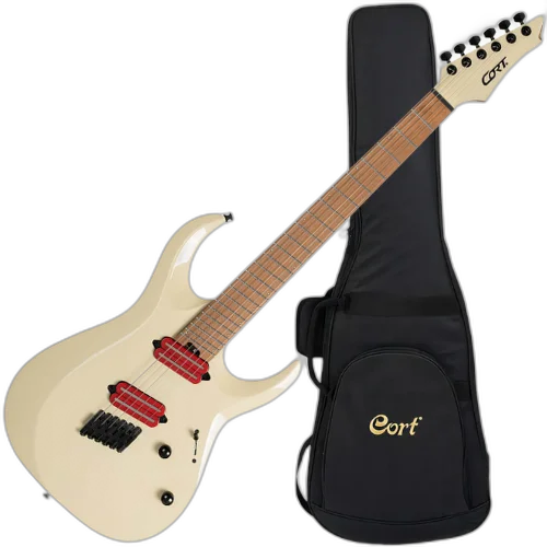 Guitarra Cort X700 MBG Mutility II Military Beige com Captadores Fishman Fluence e Bag