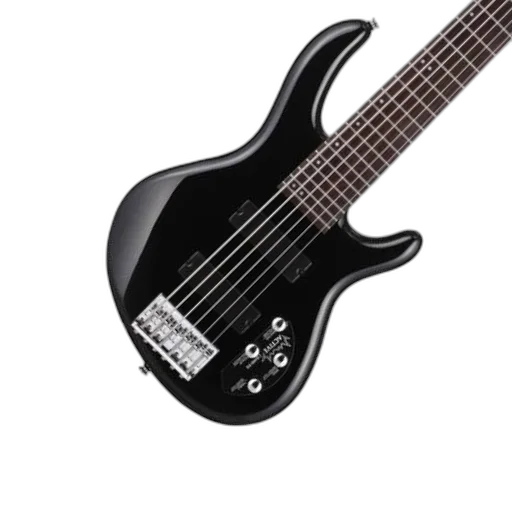 Contrabaixo 6 Cordas Ativo Cort Action Bass VI Plus BK com Captadores Soapbar e EQ Ativo de 2 Bandas