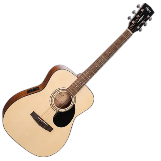 Violão Eletroacústico Cort AF510E OP Concert com Tampo Spruce Corpo em Mogno Pré CE304T Open Pore