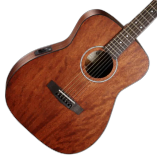 Violão Eletroacústico Cort AF510ME OP Concert com Corpo Inteiramente em Mahogany Pré CE304T e Acabamento Fosco