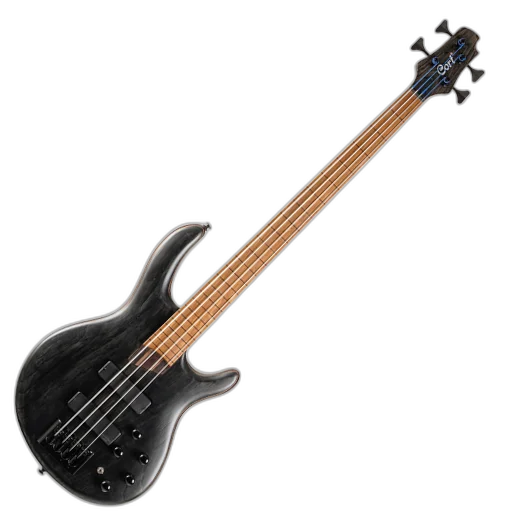 Contrabaixo 4 Cordas Fretless Cort B4 Element FL OPTB com Bartolini MK1 Escala Lisa Roasted Maple Ponte MetalCraft M4