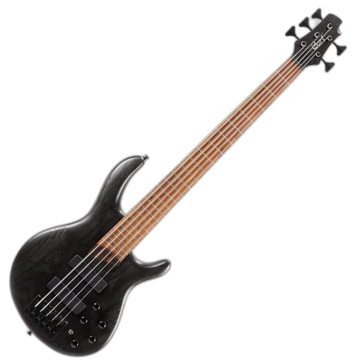 Contrabaixo 5 Cordas Cort B5 Element OPTB Bartolini MK1 Ponte MetalCraft M5 Escala Roasted Maple