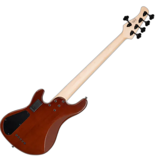 Contrabaixo Cort GB-Fusion 5 ABB Antique Brown Burst com Tampo Spalted Maple com Bag