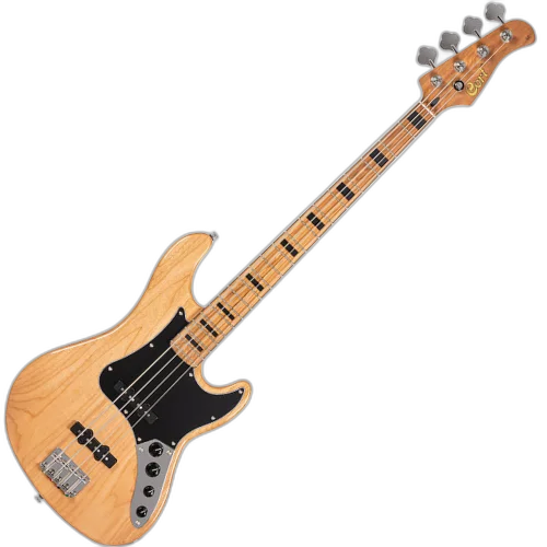Contrabaixo Cort GB64JJ NAT Jazz Bass 4 Cordas Ativo E assivo Natural