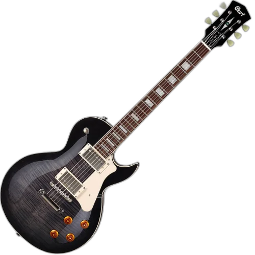Guitarra Cort CR250 TBK Trans Black com Captadores Voiced Tone