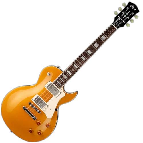 Guitarra Cort CR200 GT Gold Top com Captadores Voiced Tone