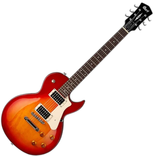 Guitarra Cort CR100 CRS Cherry Red Sunburst com Captadores Powersound