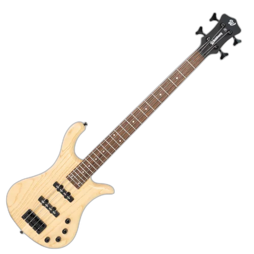 Contrabaixo Waldman WB400A-NAT JJ 4 Cordas Natural com Circuito Ativo e Captadores Jazz Bass